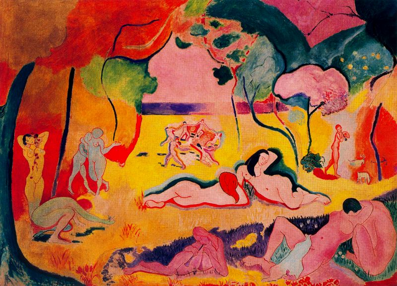 a98-La alegría de vivir (1905-06) (Matisse) | E-Peristilo